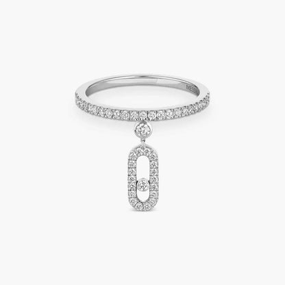 [Super Jewellery] Move Uno Diamond Ring