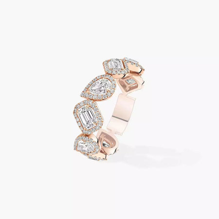 [Super Jewellery] Diamond Wedding Ring My Twin