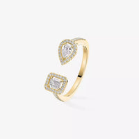 [Super Jewellery]My Twin Toi Gold Diamond Ring