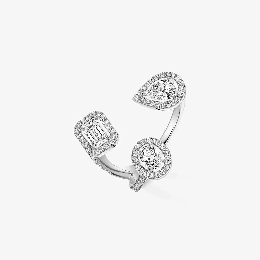 [Super Jewellery]  Diamond Ring 0,25ct My Twin Trilogy