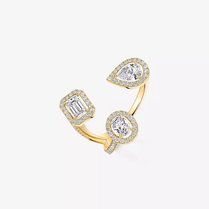 [Super Jewellery]  Diamond Ring 0,25ct My Twin Trilogy