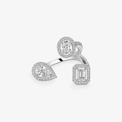 [Super Jewellery]  Diamond Ring 0,25ct My Twin Trilogy