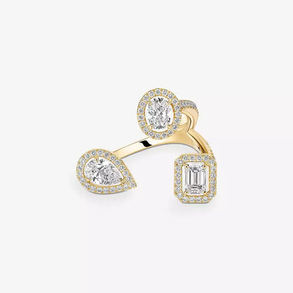 [Super Jewellery]  Diamond Ring 0,25ct My Twin Trilogy