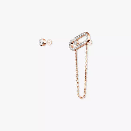 [Super Jewellery]Move Uno Diamond Earrings
