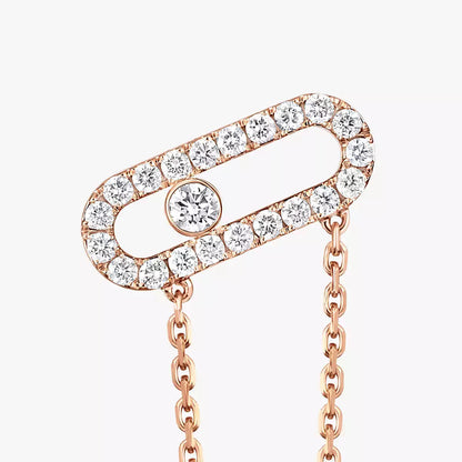 [Super Jewellery]Move Uno Diamond Earrings