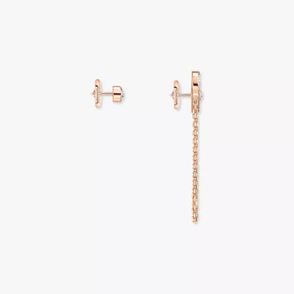 [Super Jewellery]Move Uno Diamond Earrings