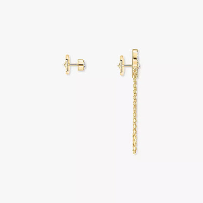 [Super Jewellery]Move Uno Diamond Earrings