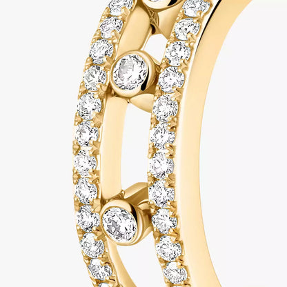 [Super Jewellery]Diamond Pave_ Hoop Earrings Move