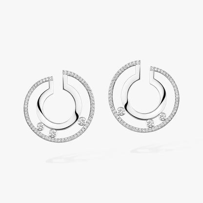 [Super Jewellery] Move Romane Small Diamond Hoop Earrings