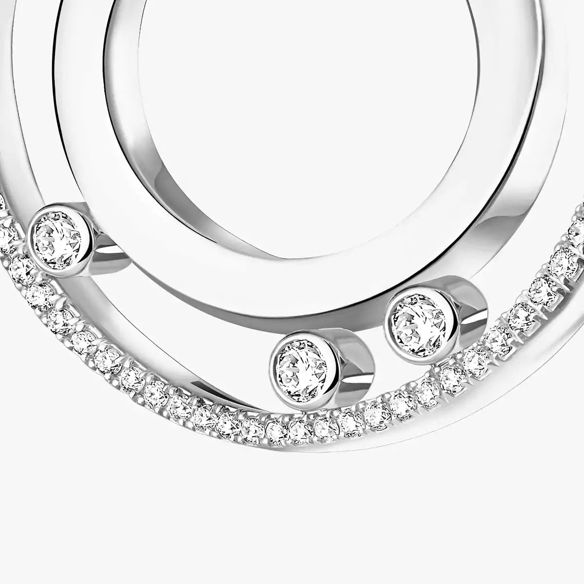 [Super CiCi] Move Romane Small Diamant-Creolen