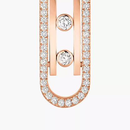 [Super Jewellery]Diamond Pendant Earrings Move 10Th