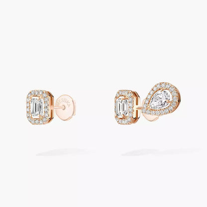 [Super Jewellery]Diamond Earrings 0,10ct My Twin 1+2