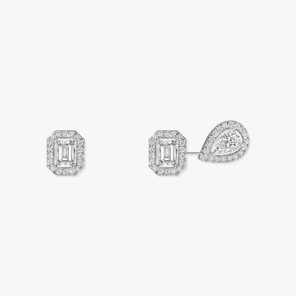 [Super Jewellery]Diamond Earrings 0,10ct My Twin 1+2