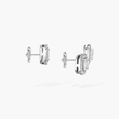 [Super Jewellery]Diamond Earrings 0,10ct My Twin 1+2