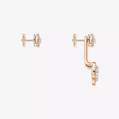 [Super Jewellery] My Twin Trio  Diamond Earrings