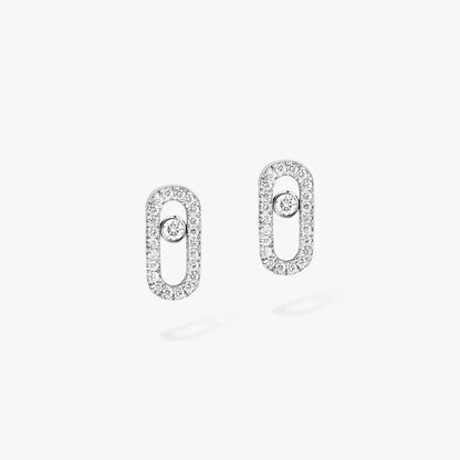 [Super Jewellery]Move Uno Diamond Earrings