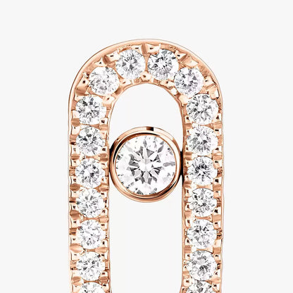 [Super Jewellery]Move Uno Diamond Earrings