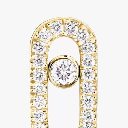 [Super Jewellery]Move Uno Diamond Earrings