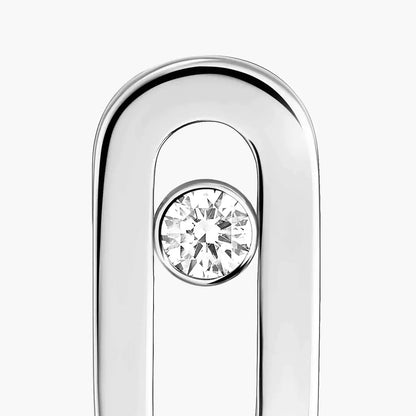 [Super Jewellery]Move Uno Diamond Stud Earrings