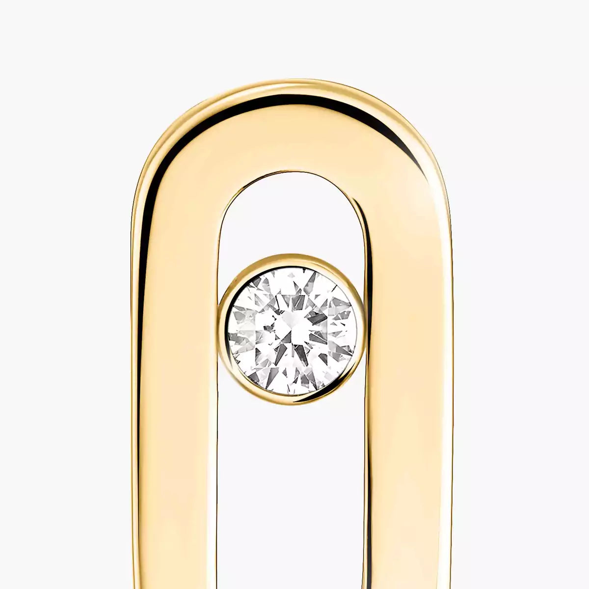[Super CiCi]Move Uno Diamant-Ohrstecker
