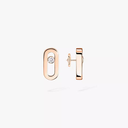 [Super Jewellery]Move Uno Diamond Stud Earrings