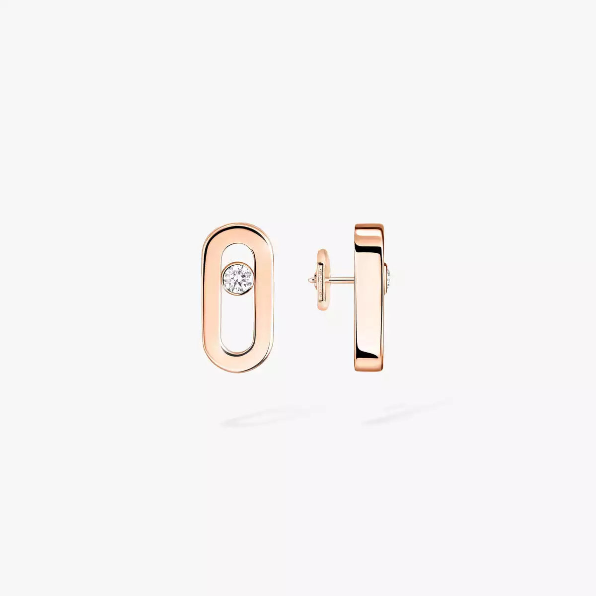 [Super CiCi]Move Uno Diamant-Ohrstecker