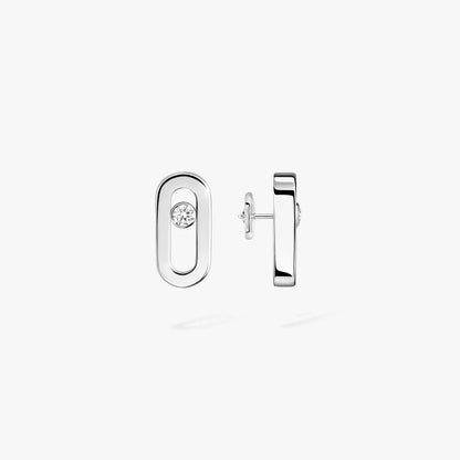 [Super Jewellery]Move Uno Diamond Stud Earrings