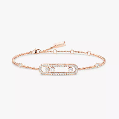 [Super Jewellery]Pavé Baby Move Diamond Bracelet