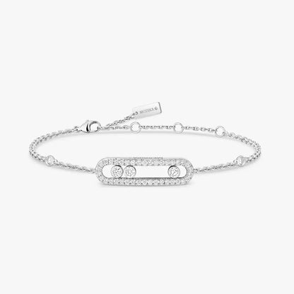 [Super Jewellery]Pavé Baby Move Diamond Bracelet