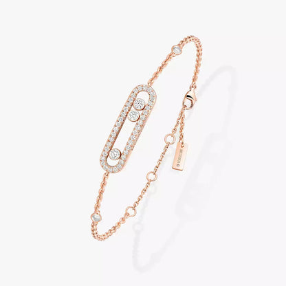 [Super Jewellery]Pavé Baby Move Diamond Bracelet