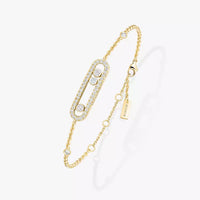 [Super Jewellery]Pavé Baby Move Diamond Bracelet