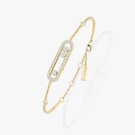 [Super Jewellery]Pavé Baby Move Diamond Bracelet