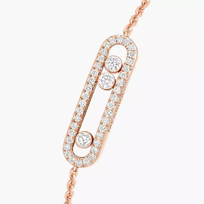 [Super Jewellery]Pavé Baby Move Diamond Bracelet