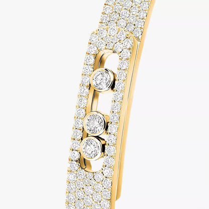 [Super Jewellery]Move Noa Full Pavé Diamond Bangle Bracelet
