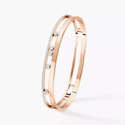 [Super Jewellery]Move Romane Diamond Bangle Bracelet