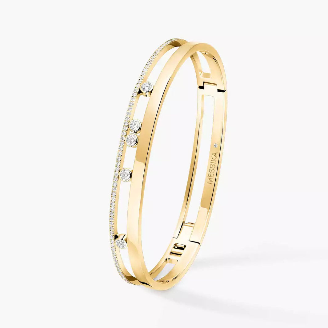 [Super Jewellery]Move Romane Diamond Bangle Bracelet