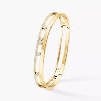 [Super Jewellery]Move Romane Diamond Bangle Bracelet