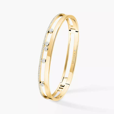 [Super Jewellery]Move Romane Diamond Bangle Bracelet
