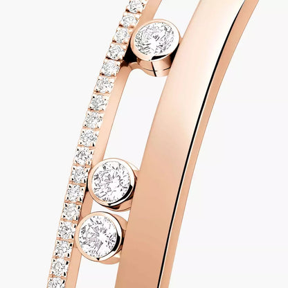 [Super Jewellery]Move Romane Diamond Bangle Bracelet