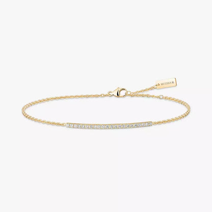 [Super Jewellery]Diamond Thin Bangle 0.15ct My Twin Toi & Moi
