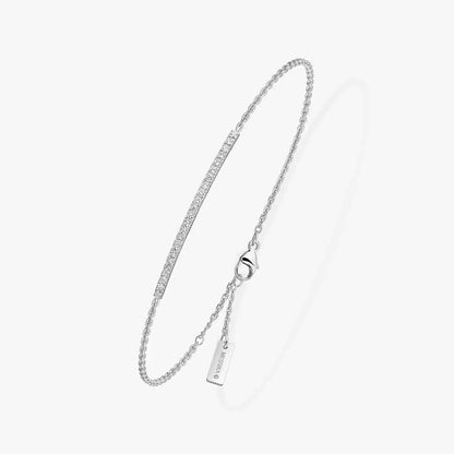 [Super Jewellery]Diamond Thin Bangle 0.15ct My Twin Toi & Moi