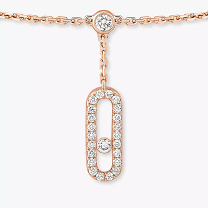 [Super Jewellery] Move Uno pavé ankle bracelet
