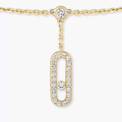 [Super Jewellery] Move Uno pavé ankle bracelet