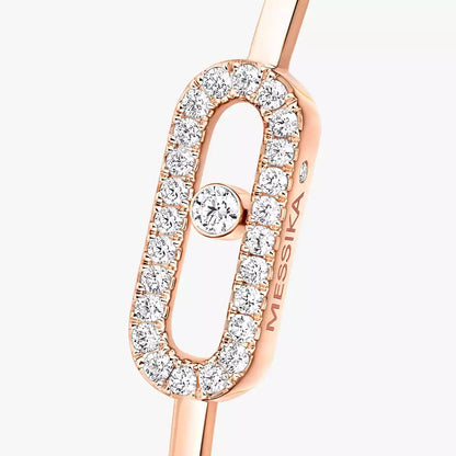 [Super Jewellery]Move Uno pavé flex bangle medium