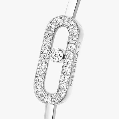 [Super Jewellery]Move Uno pavé flex bangle medium