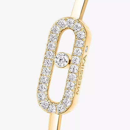 [Super Jewellery]Move Uno pavé flex bangle medium