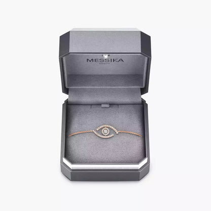 [Super Jewellery]Lucky Eye Pave-Set Diamond Bracelet