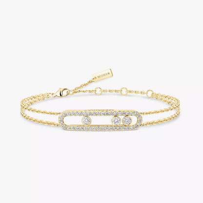 [Super Jewellery] Move Classique pavé bracelet