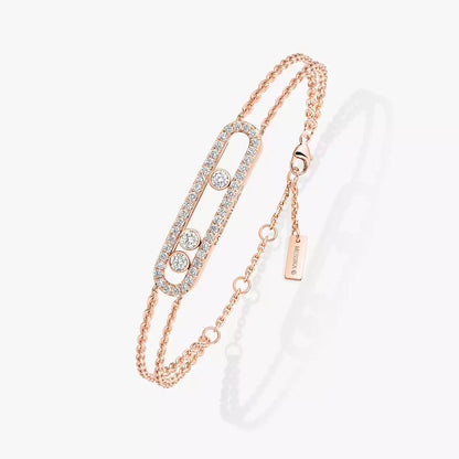 [Super Jewellery] Move Classique pavé bracelet