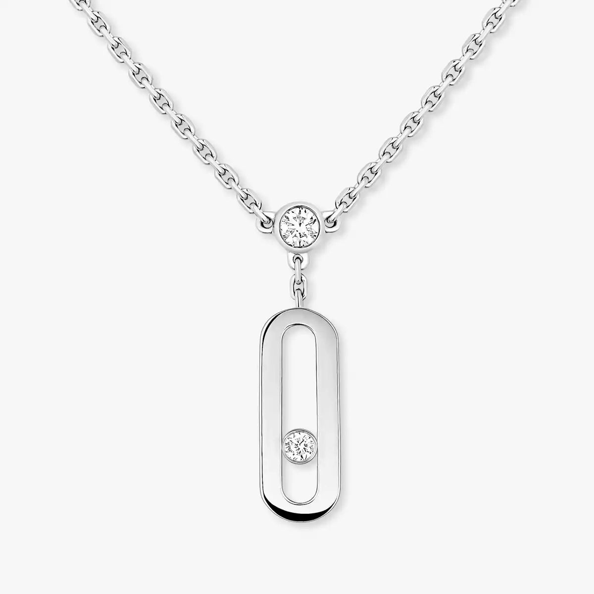 [Super CiCi] Move Uno Diamond Necklace